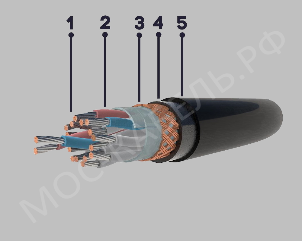конструкция кабеля МКЭШВнг